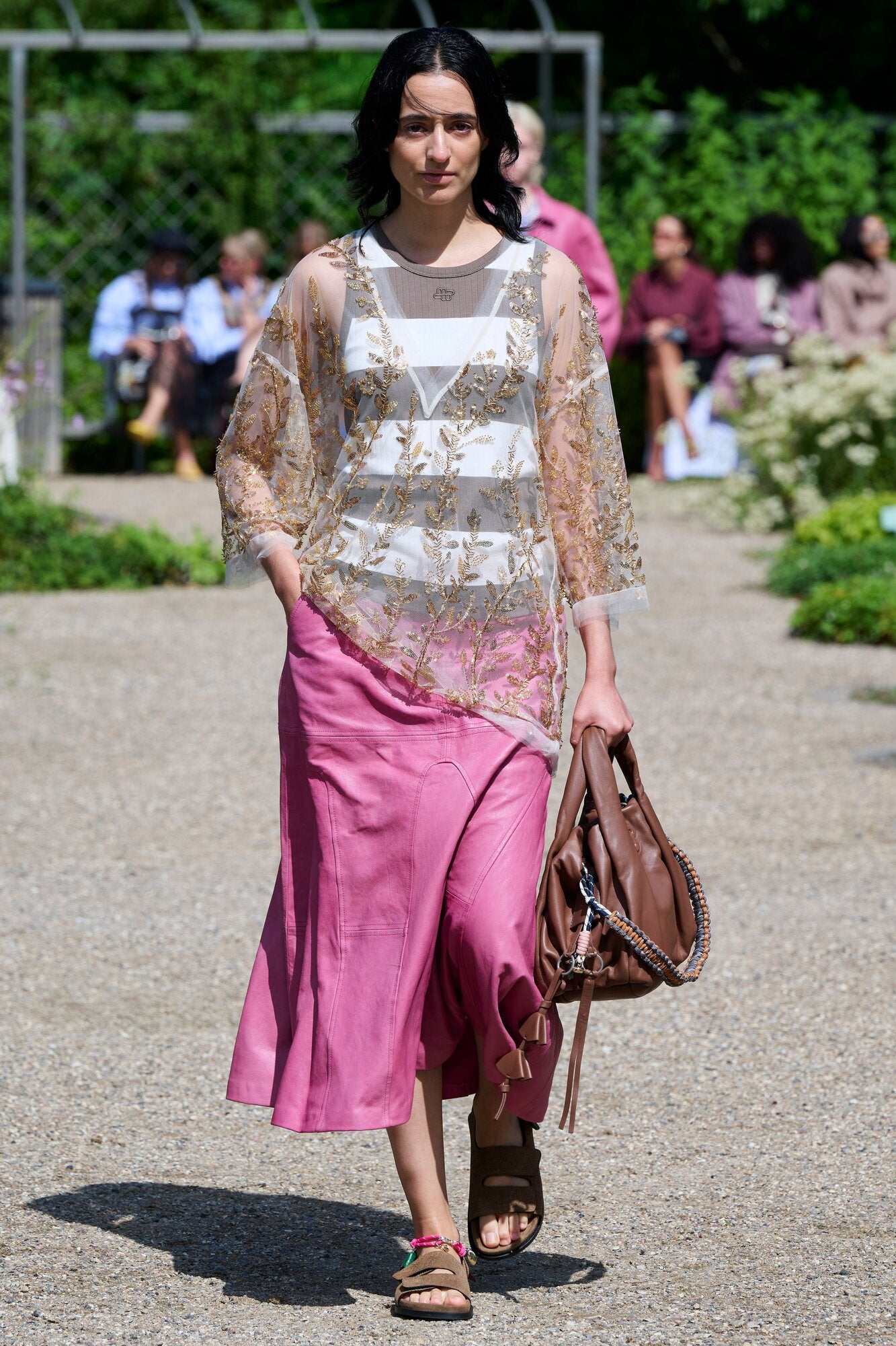 Babur top - guldfarvet